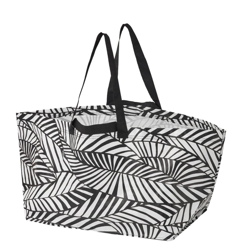 SLUKIS large bag, black/white, 19 gallon